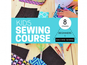 Kids Sewing Course: Beginners 1 - Machine Sewing (8 classes) by Maker's Habitat